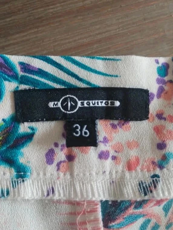 Floral tunic with wide collar, Mosquitos, size 36 – photo 7